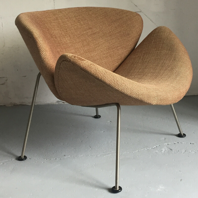 Brown Artifort "Orange Slice" chair, Pierre PAULIN - 1960s