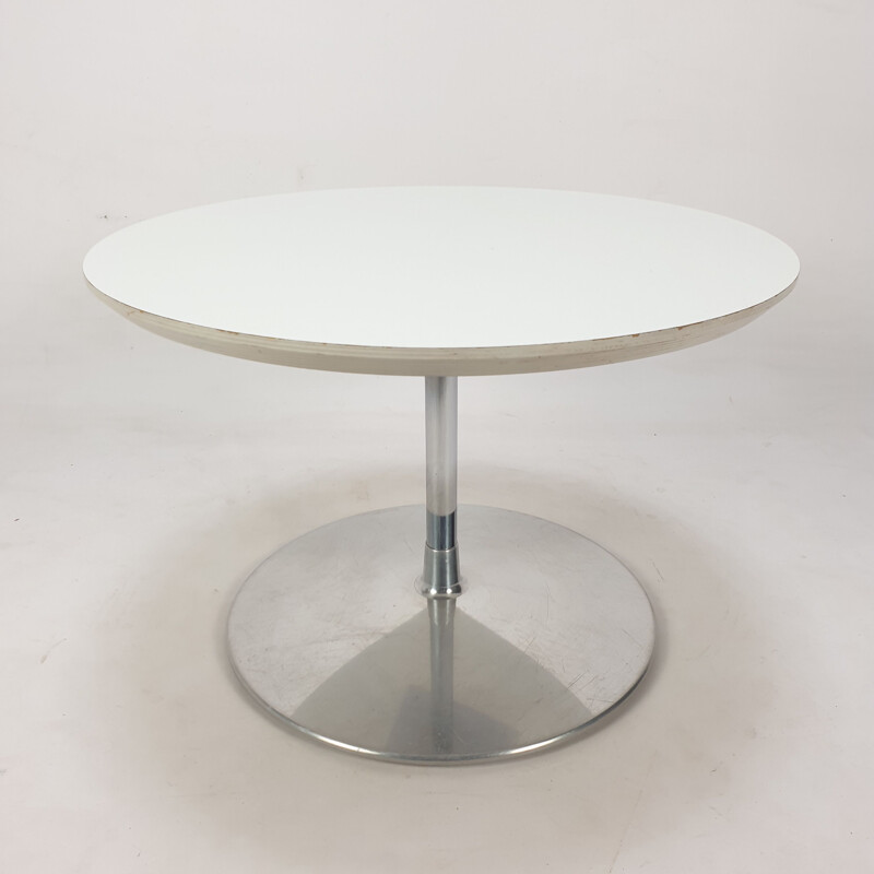 Mesa de centro vintage "Circle" en madera laminada de Pierre Paulin para Artifort, 1960