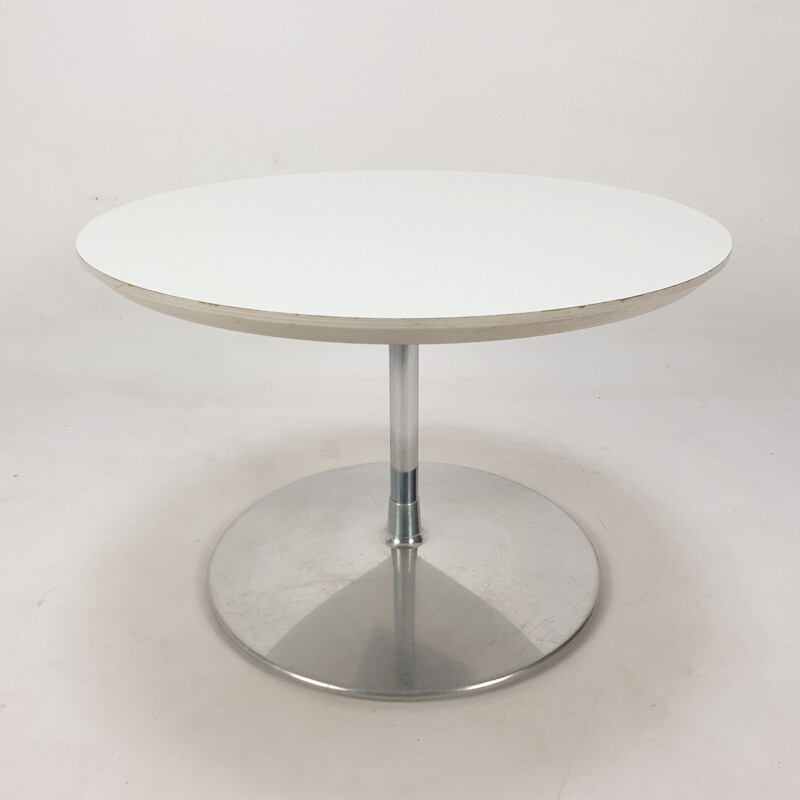 Table basse vintage "Circle" en bois laminé par Pierre Paulin pour Artifort, 1960