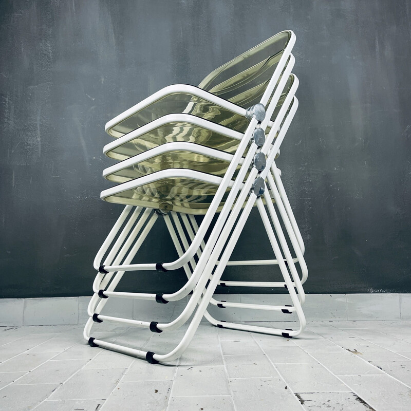 Cadeira dobrável Vintage Plia de Giancarlo Piretti para Castelli, Itália Anos 60