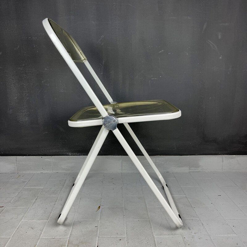 Vintage Plia folding chair by Giancarlo Piretti for Castelli, Italy 1960