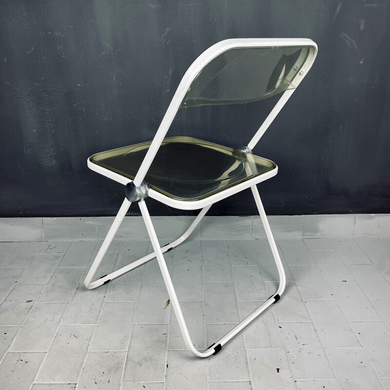 Vintage Plia folding chair by Giancarlo Piretti for Castelli, Italy 1960