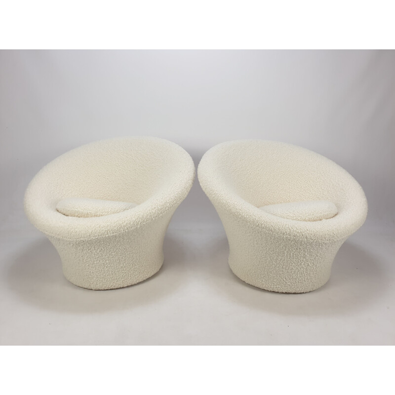 Pair of vintage Mushroom armchairs by Pierre Paulin for Artifort, 1960s