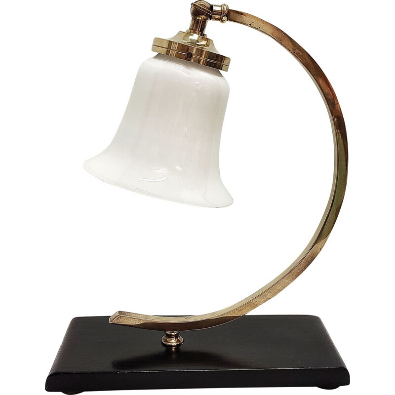 Lampe de bureau vintage - verre