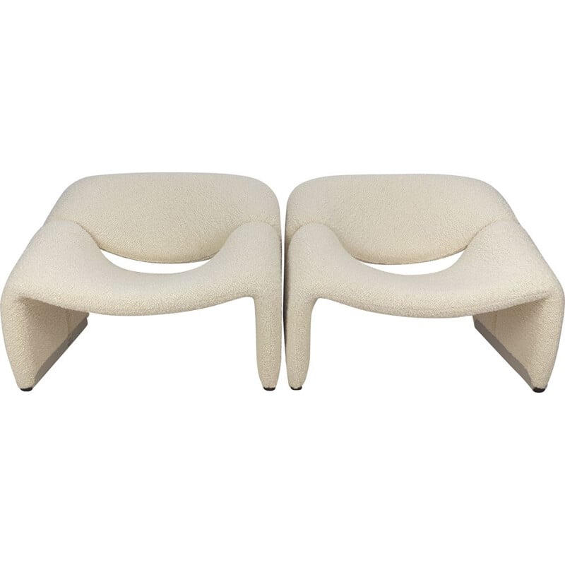 Pair of vintage Groovy armchairs by Pierre Paulin for Artifort, 1980s