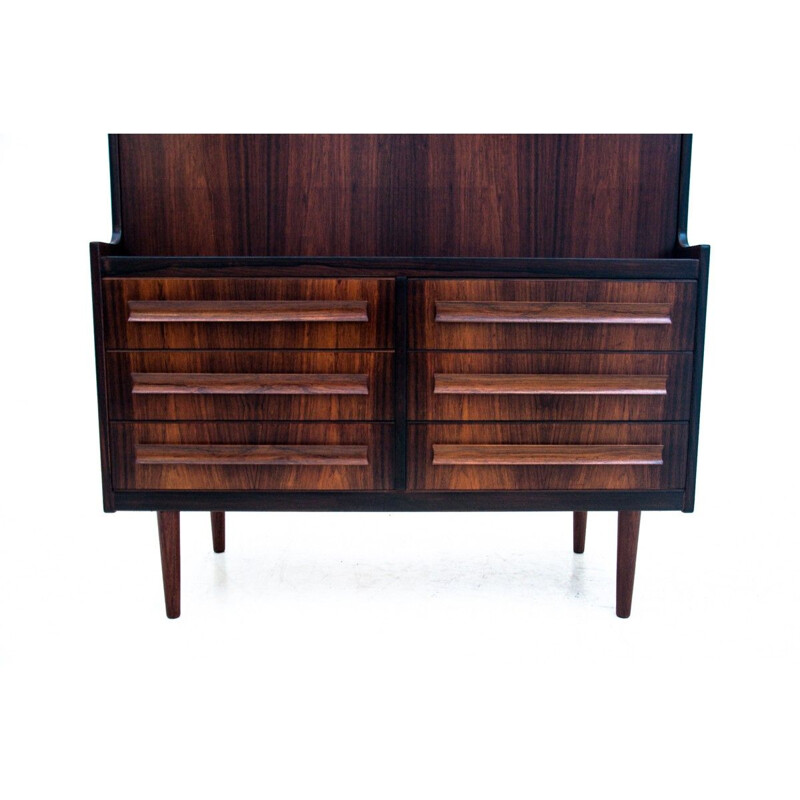 Vintage rosewood secretary by Sigfred Omann for Ølholm Møbelfabrik, Denmark 1960s