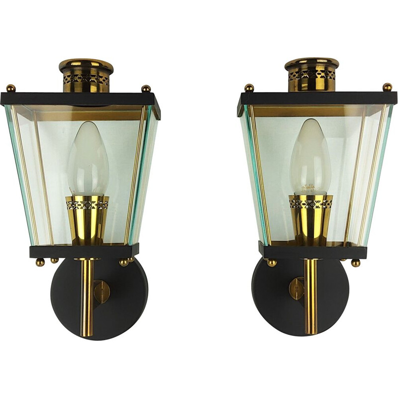 Pair of vintage sconces by Pietro Chiesa for Fontana Arte, 1960