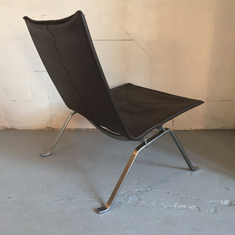 "PK22" Kold Christensen low chair, Poul KJAERHOLM - 1950s