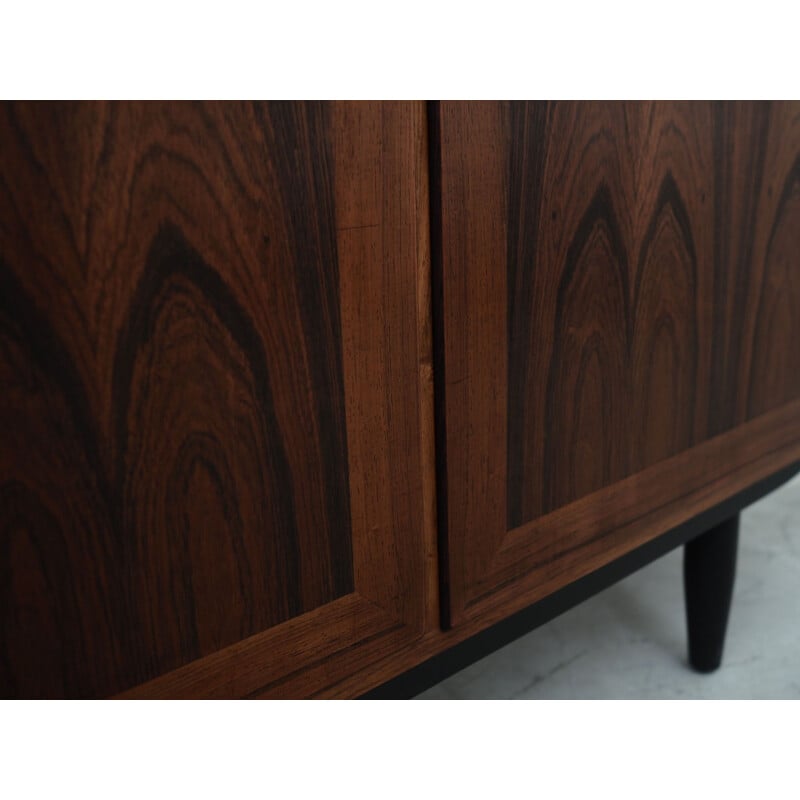 Danish rosewood vintage highboard by Carlo Jensen for Hundevad, 1970s