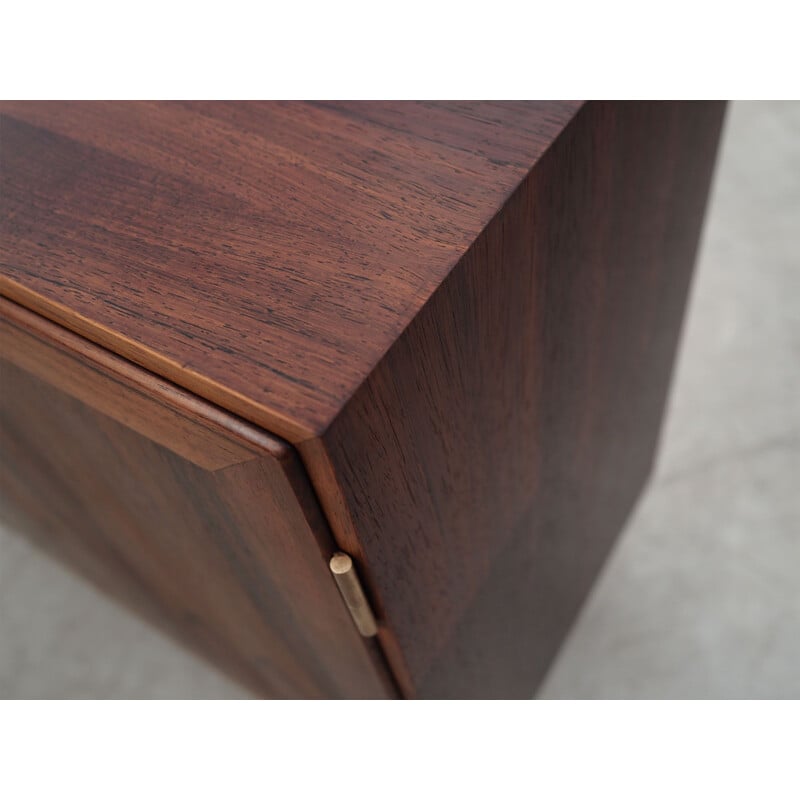 Danish rosewood vintage highboard by Carlo Jensen for Hundevad, 1970s