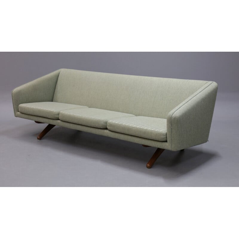 Vintage 3-seater Seafoam sofa by Illum Wikkelsø for Mikael Laursen, 1970