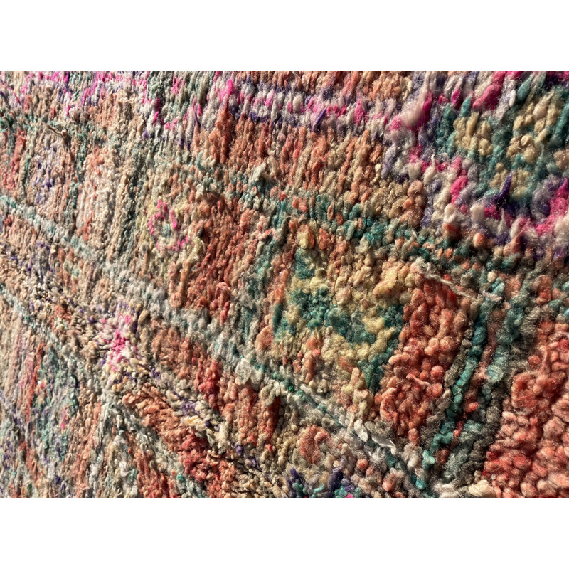 Moroccan Berber boujaad vintage rug