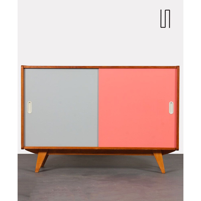 Vintage pink and white chest of drawers by Jiri Jiroutek for Interier Praha, 1960