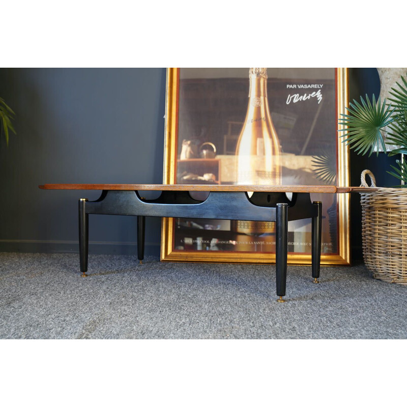 Vintage coffee table "Long John" by E Gomme for G Plan, 1950
