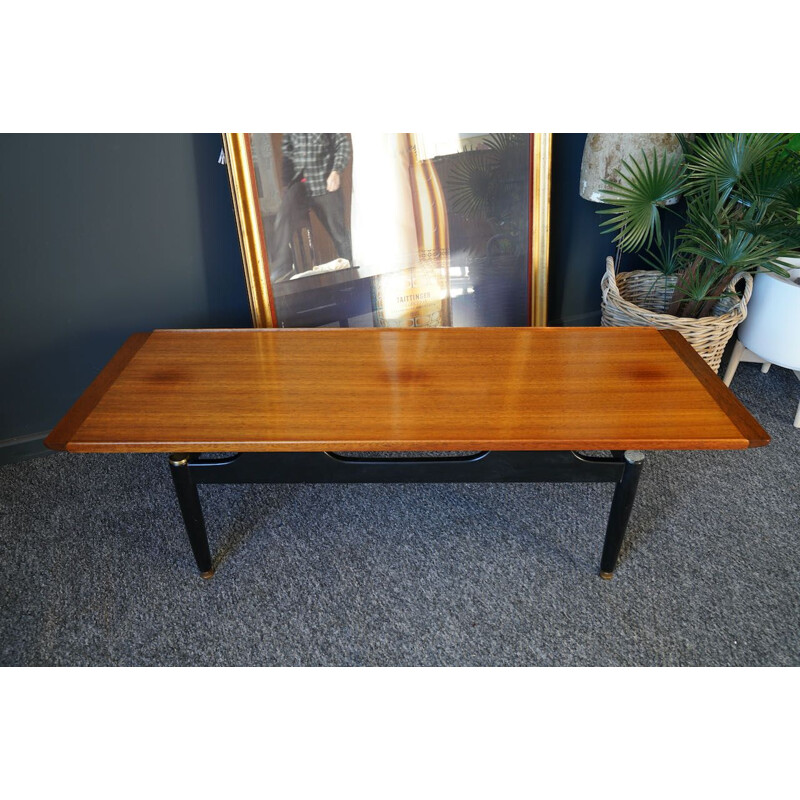 Vintage coffee table "Long John" by E Gomme for G Plan, 1950