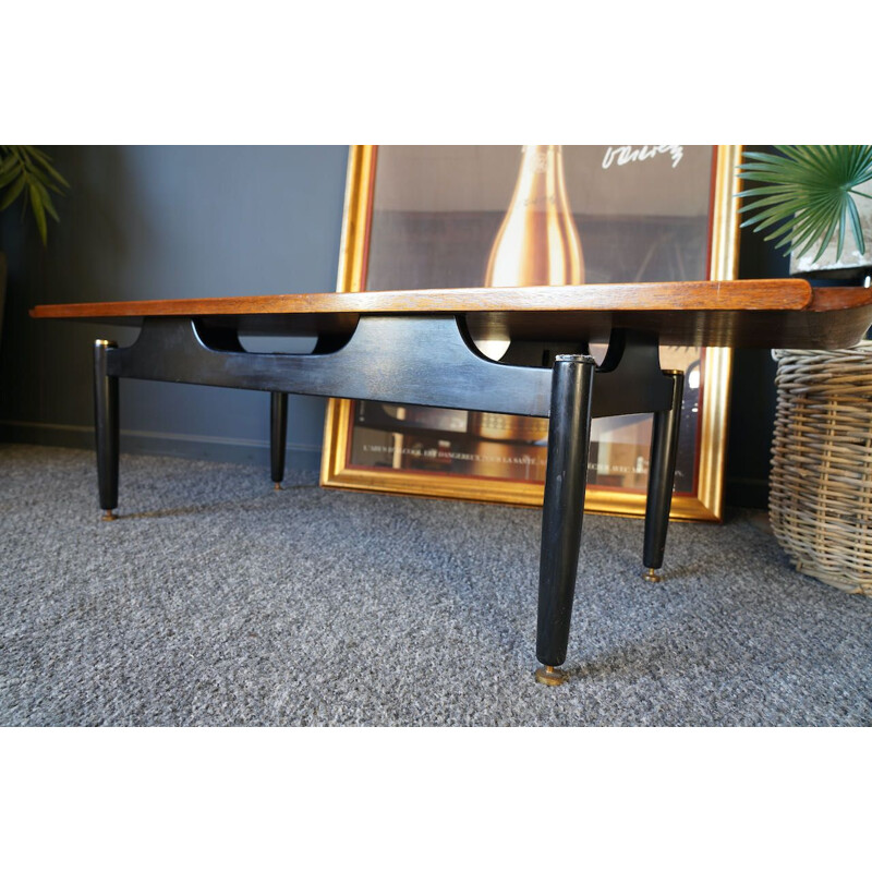 Vintage coffee table "Long John" by E Gomme for G Plan, 1950