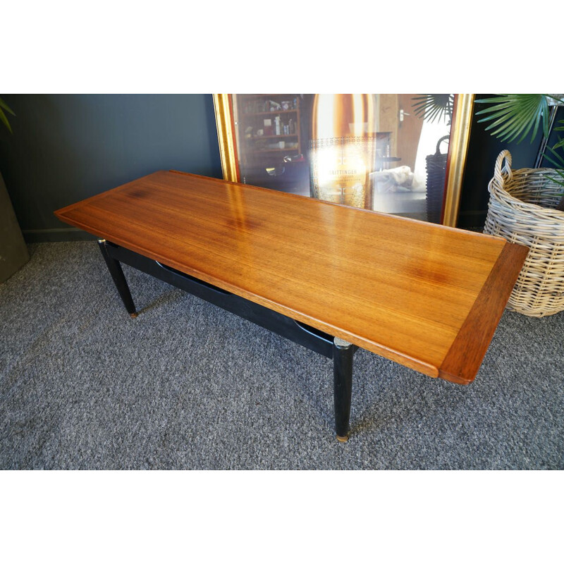 Vintage coffee table "Long John" by E Gomme for G Plan, 1950