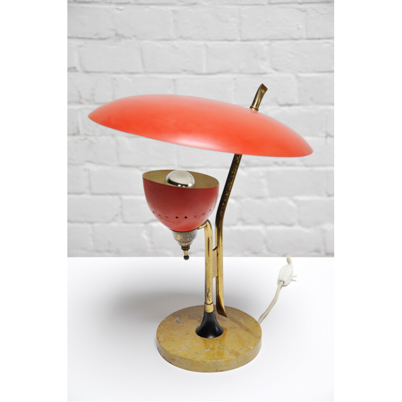Vintage Italiaanse tafellamp van Oscar Torlasco voor Lumen Milano, 1950