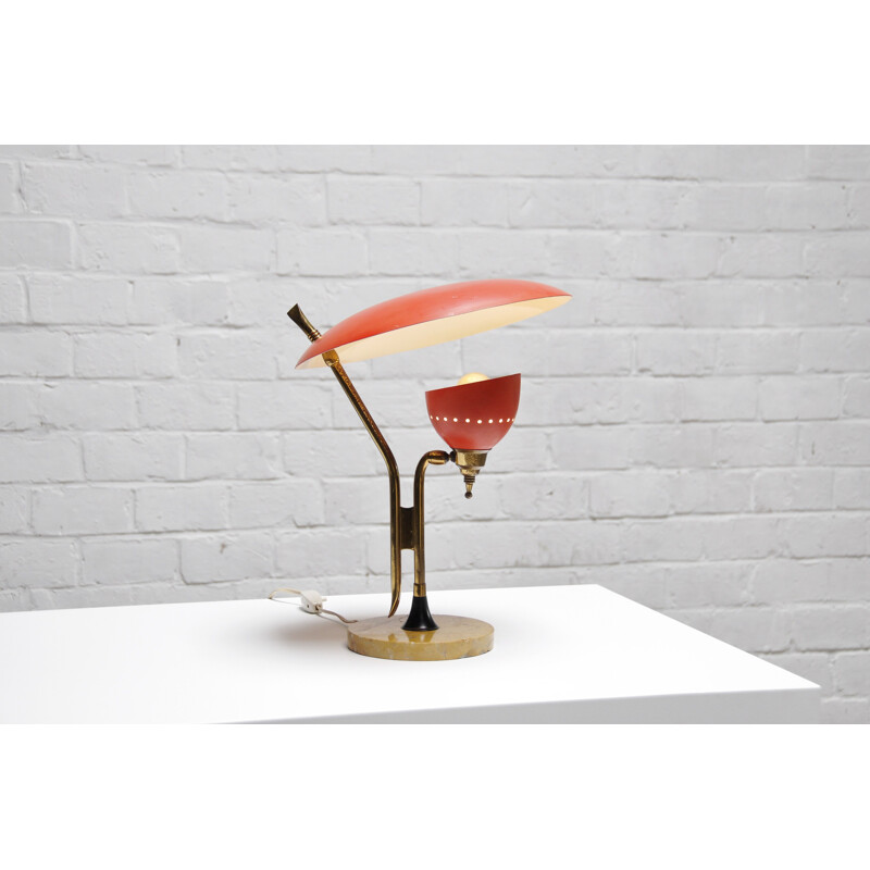 Lampe de table italienne vintage par Oscar Torlasco pour Lumen Milano, 1950