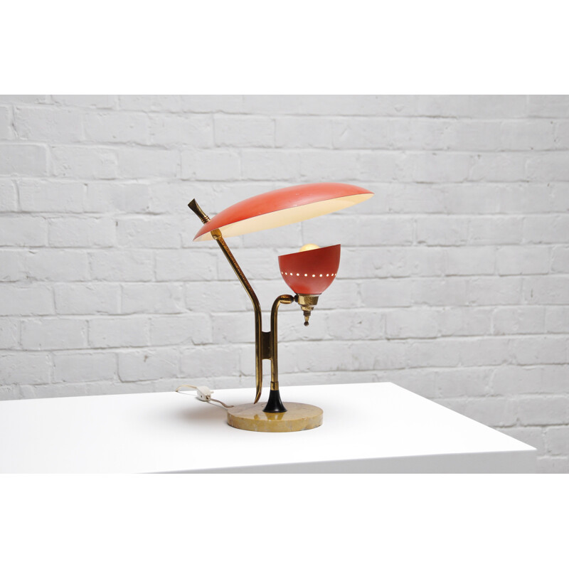 Vintage Italiaanse tafellamp van Oscar Torlasco voor Lumen Milano, 1950