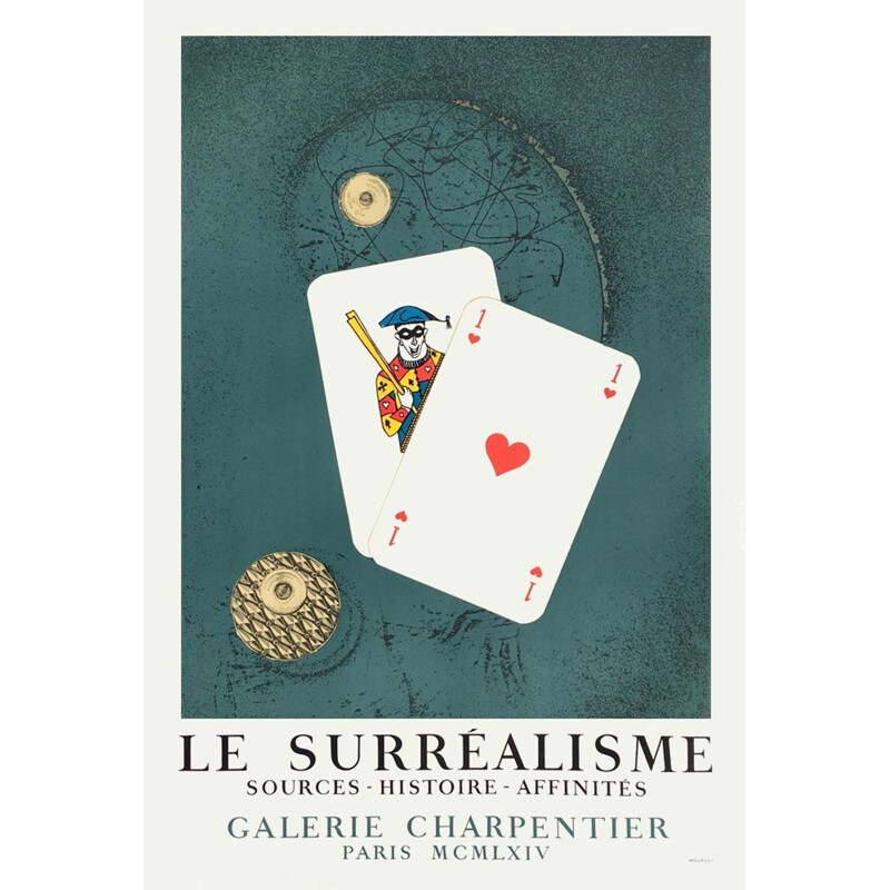 Poster d'epoca "Surrealismo" di Max Ernst, 1964