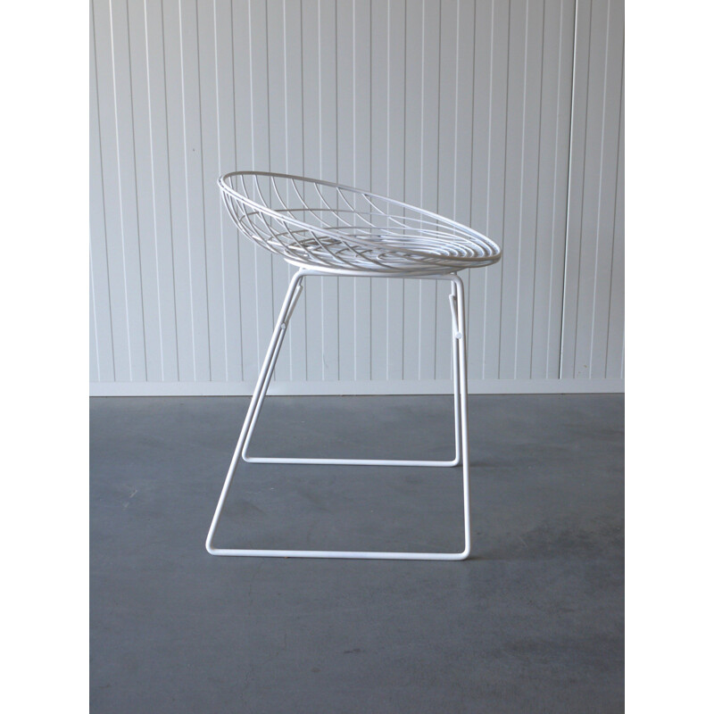 Vintage Km05 wire stool by Cees Braakman & Adriaan Dekker for Pastoe, 1960s