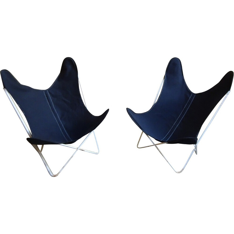 Pair of armchairs Knoll "AA Butterfly", Jorge FERRARI HARDOY - 1960s