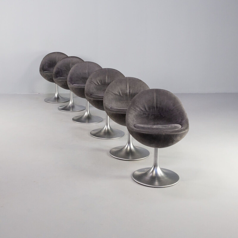Ensemble de 6 chaises vintage "Venus" de Börje Johanson pour Johanson Design