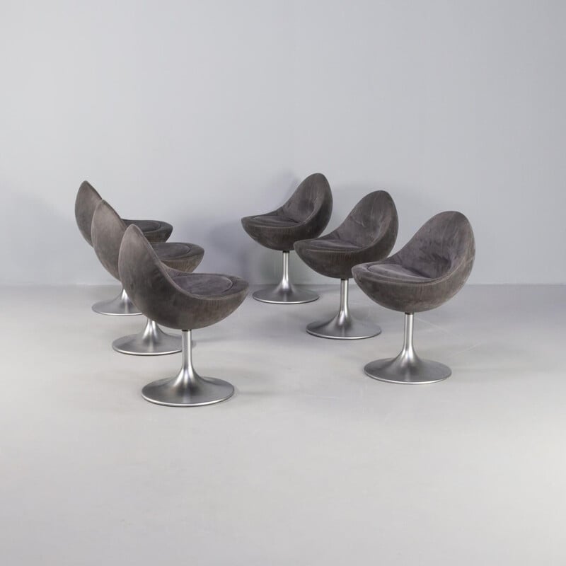 Set of 6 vintage "Venus" chairs by Börje Johanson for Johanson Design