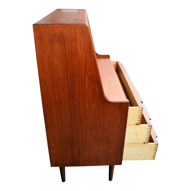 Vintage Danish teak secretaire, 1960s