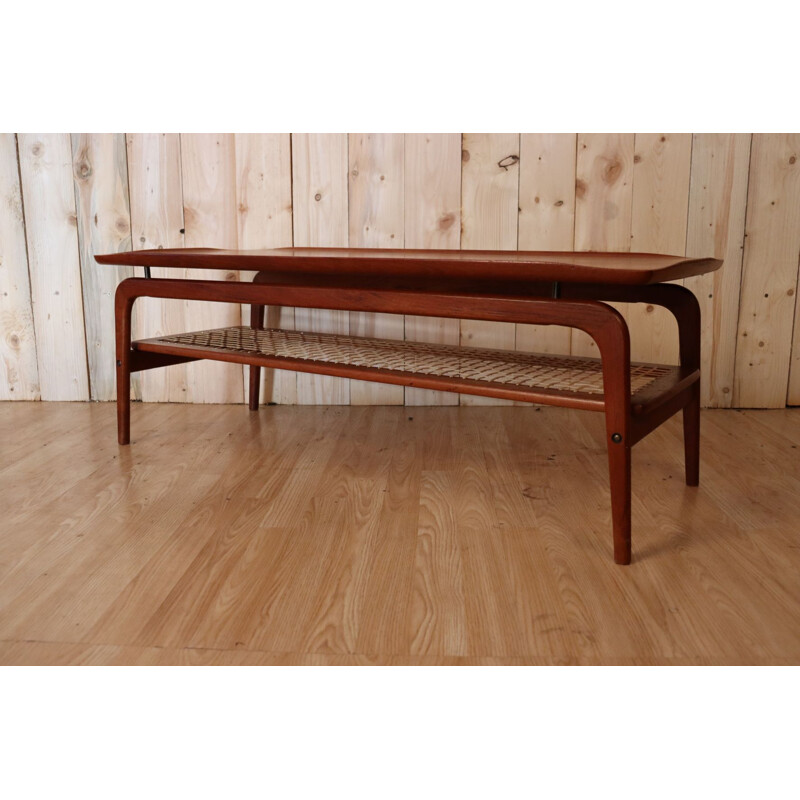 Scandinavian vintage rosewood coffee table by Arne Hovmand Olsen for Mogens Kold, 1950