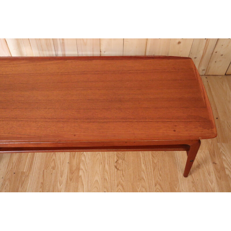 Scandinavian vintage rosewood coffee table by Arne Hovmand Olsen for Mogens Kold, 1950