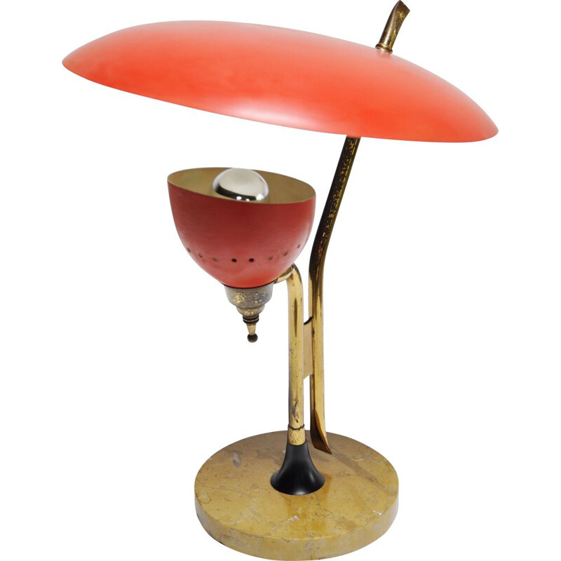 Vintage Italiaanse tafellamp van Oscar Torlasco voor Lumen Milano, 1950