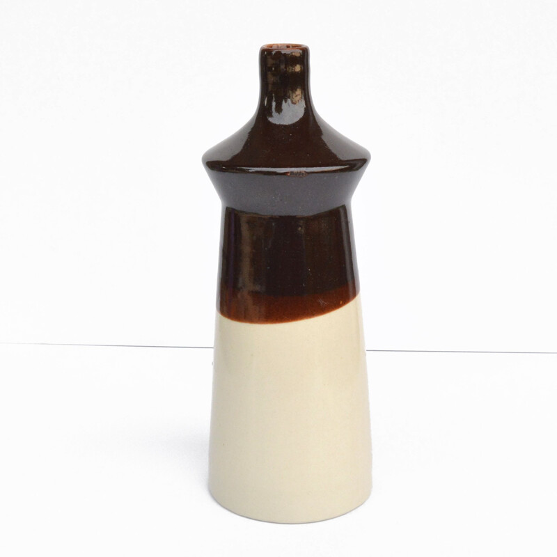 Vintage ceramic vase by Keramika Žamberk, Czechoslovakia 1960