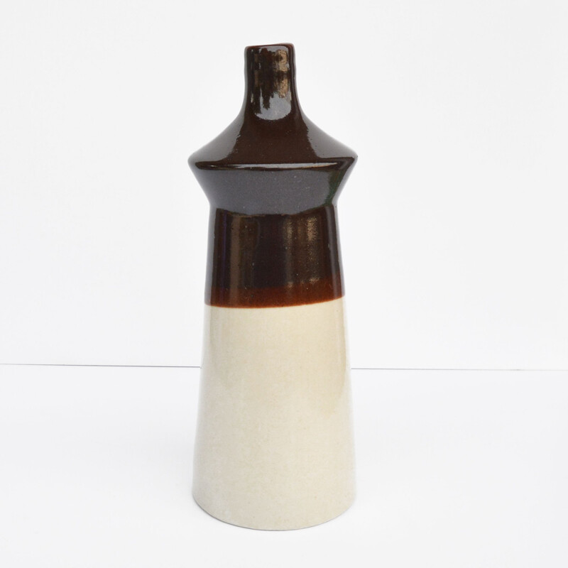 Vintage ceramic vase by Keramika Žamberk, Czechoslovakia 1960