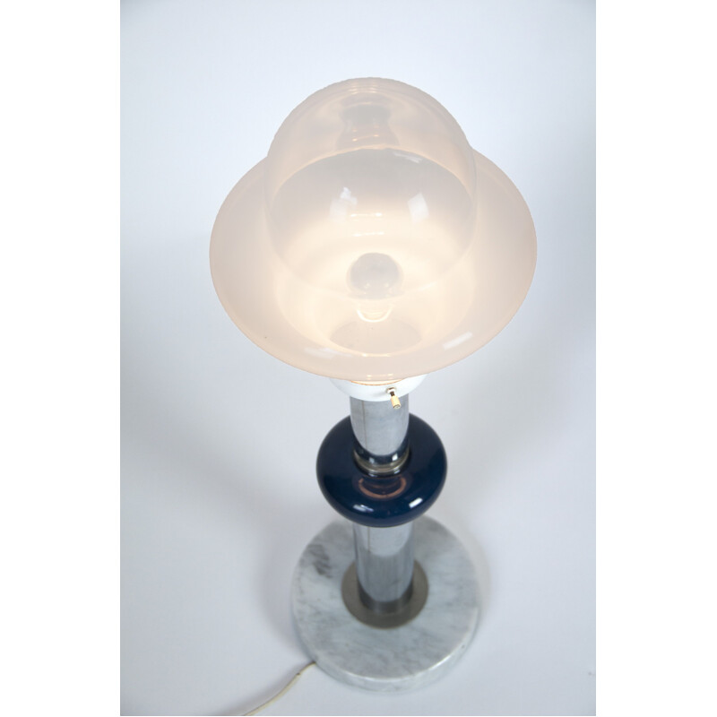 Vintage Italian Murano glass table lamp by Carlo Nason, 1960s