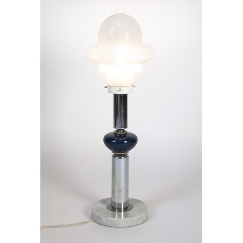 Vintage Italian Murano glass table lamp by Carlo Nason, 1960s