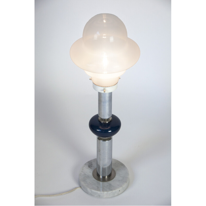 Vintage Italian Murano glass table lamp by Carlo Nason, 1960s