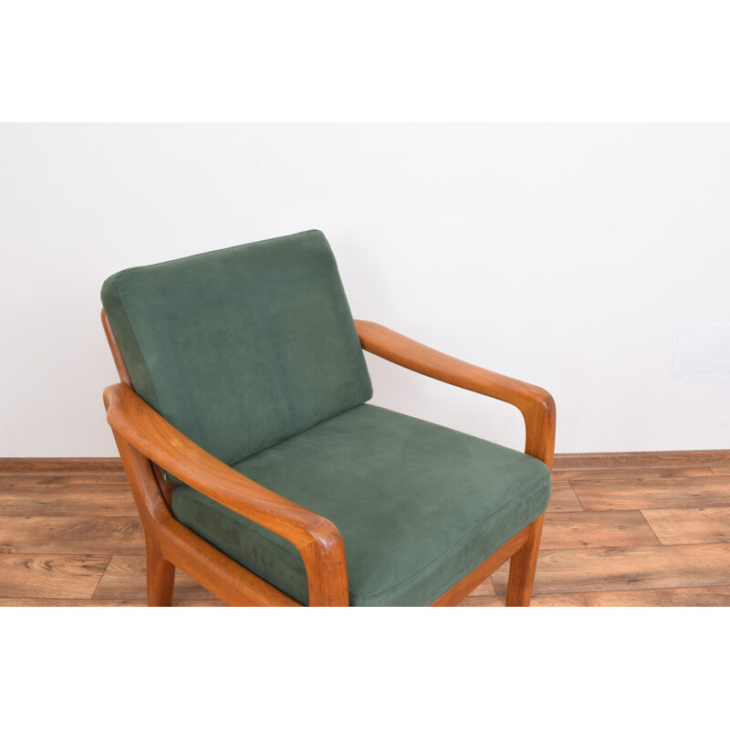 Mid-century Danish teak armchair by Juul Kristensen for Jk, Denmark 1970s