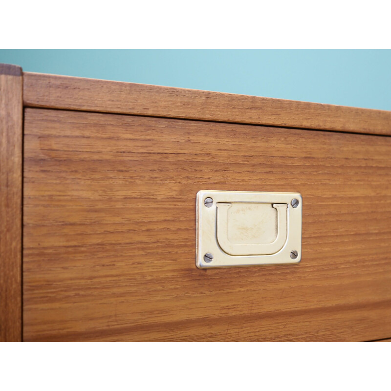 Vintage cherry chest of drawers, Denmark 1970s