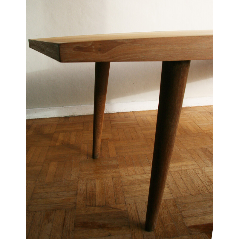 Table basse pieds compas - 1960