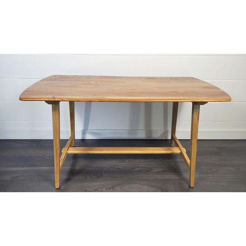 Mesa de tablones Ercol vintage, 1950