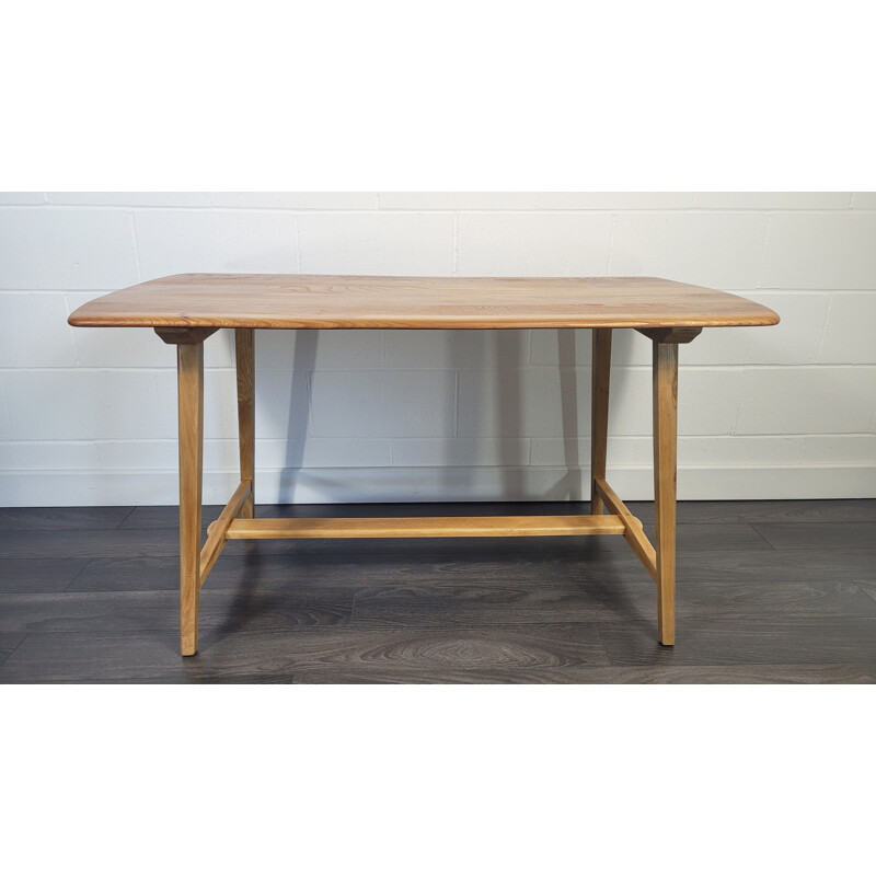 Table vintage Ercol en planches, 1950