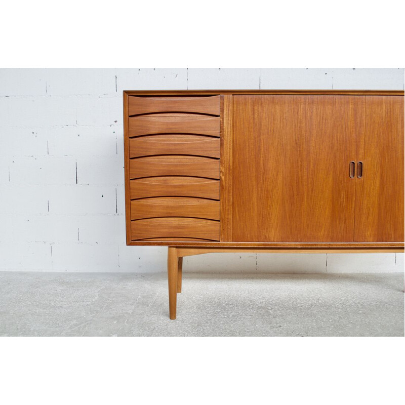 Vintage teak sideboard by Arne Vodder for Sibast, 1958