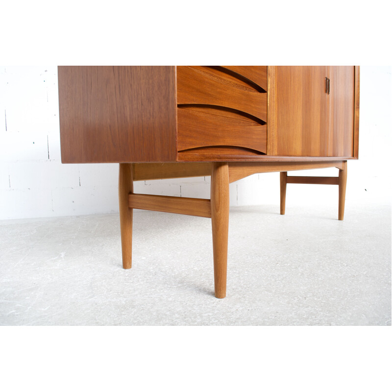 Vintage teak sideboard by Arne Vodder for Sibast, 1958