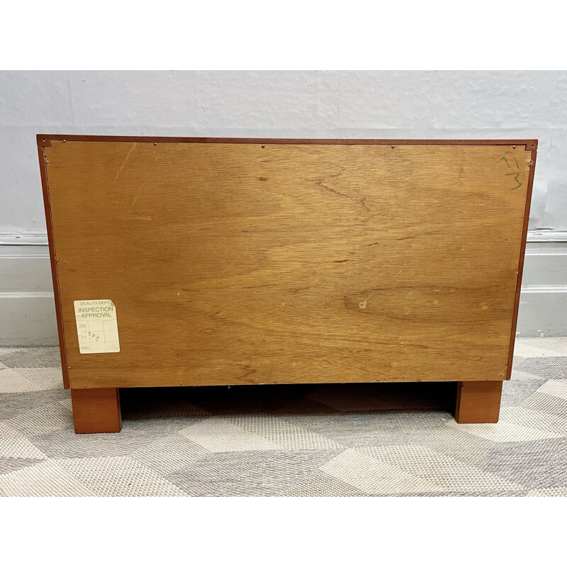 Vintage G Plan teak chest of brawers, UK 1975