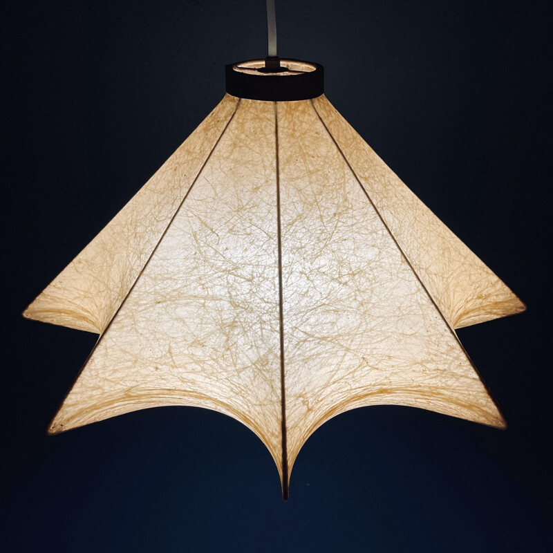 Mid-century pendant lamp Cocoon by Achille Castiglioni for Flos, Italy 1960s