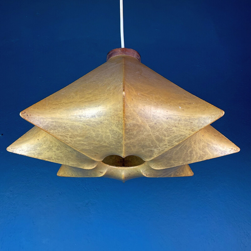 Suspension vintage Cocoon d'Achille Castiglioni pour Flos, Italie 1960