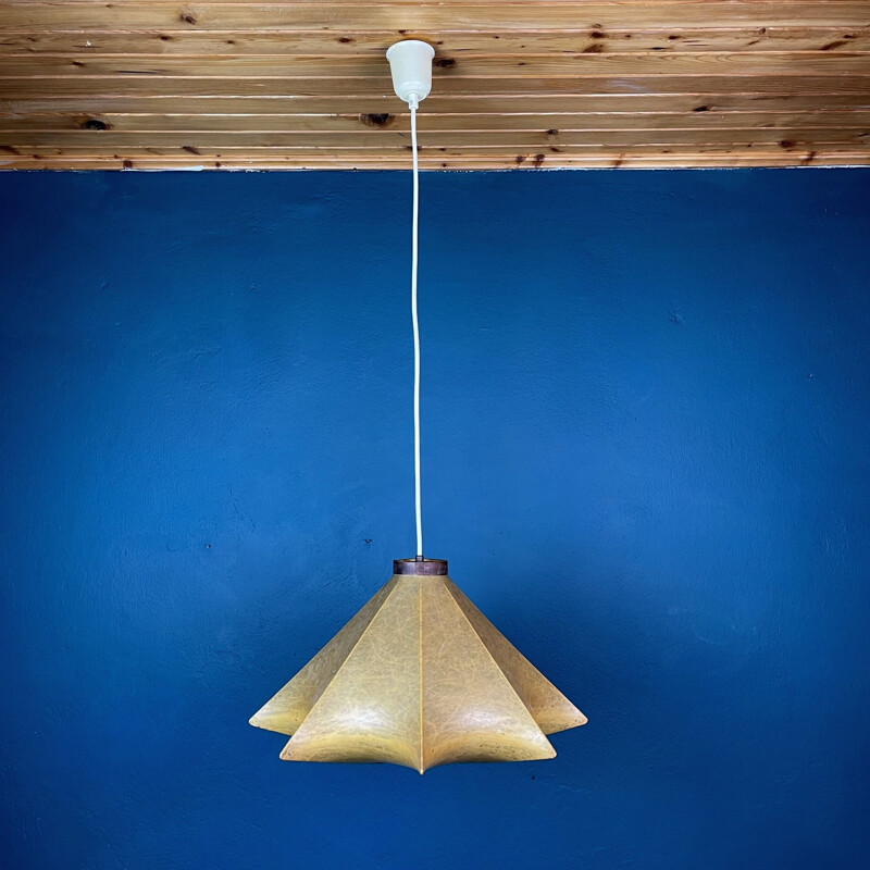 Mid-century pendant lamp Cocoon by Achille Castiglioni for Flos, Italy 1960s