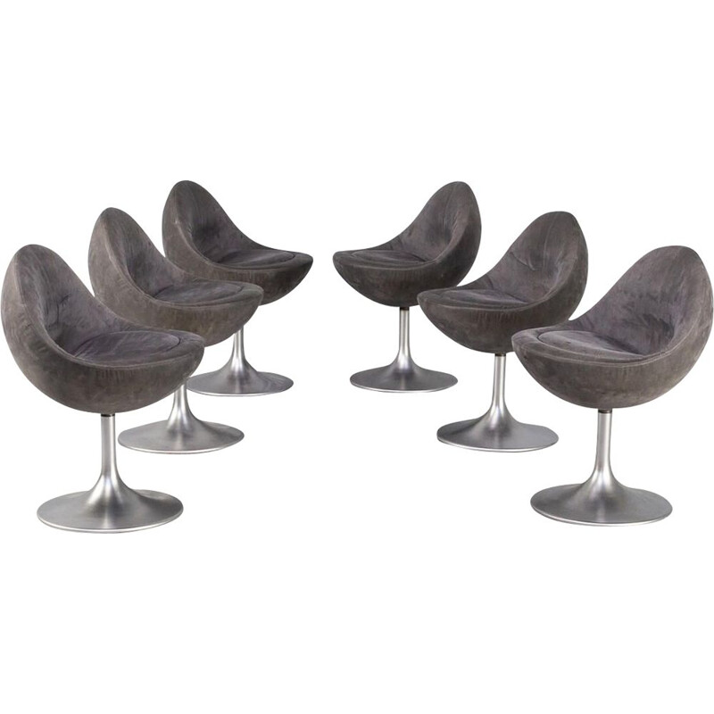 Set of 6 vintage "Venus" chairs by Börje Johanson for Johanson Design